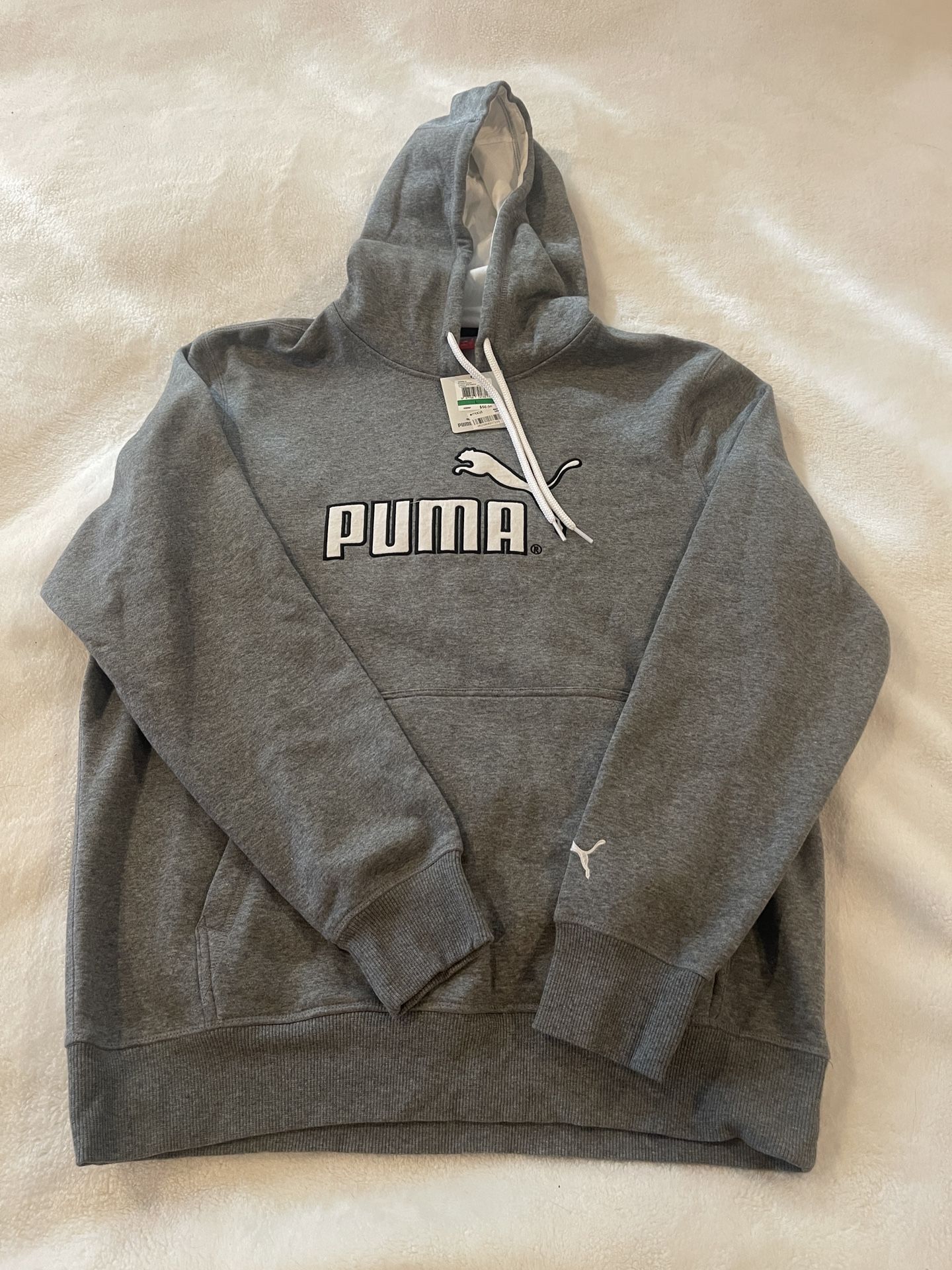 SportLifestyle Puma Grey hoodie size L Thermal insulation Warm Cell - AM926