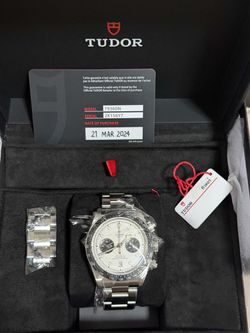 Tudor Black Bay Chrono White Panda Dial 79360N Full Set 2024