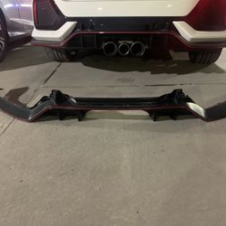 2019 Honda Civic carbon fiber rear lip