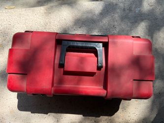 Craftsman Classic Red Top Hard Plastic Tool Box 20" x 9" x 9"