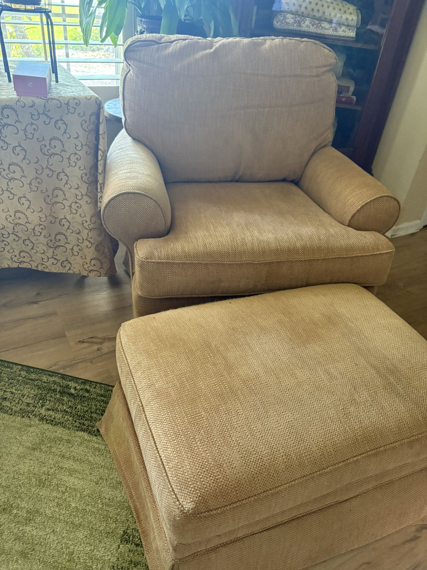 Oversized Chair & Ottoman