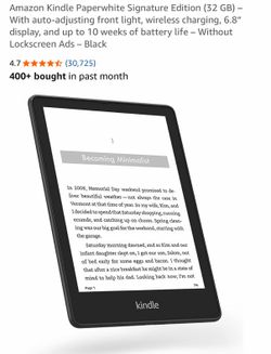 Kindle Paperwhite Signature Edition - 32GB