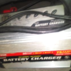 Smart Battery  Fast Charger And Jumper Great Working Condition 