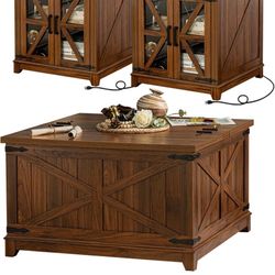 New in box Farmhouse Coffee Tab le Set, 