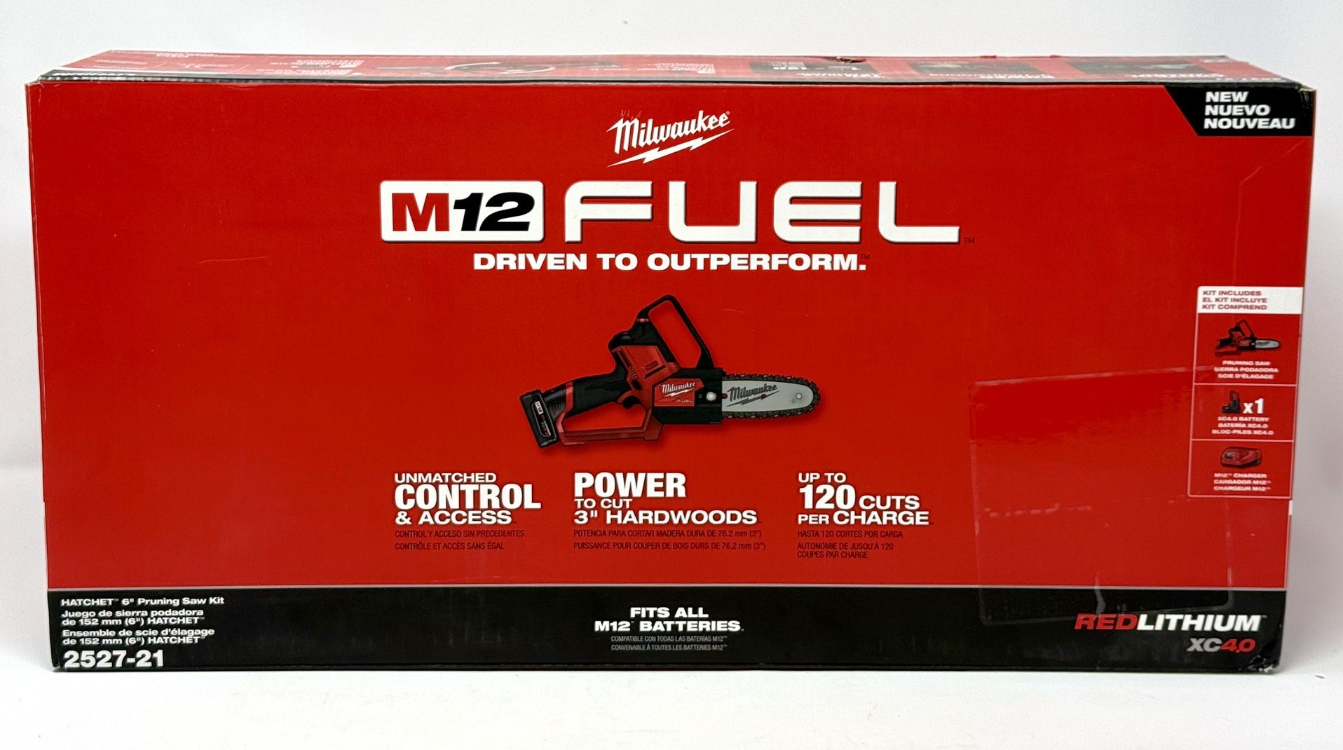 Milwaukee 2527-21 M12 FUEL HATCHET 6" Brushless Cordless Pruning Saw Kit