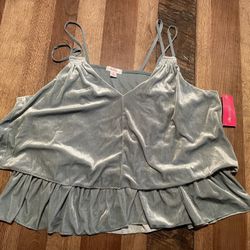 Women’s Blue Velvet Tank Top