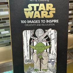 NEW! Art of Coloring: Star Wars: 100 Images Inspire/Creativity/Relaxation Book