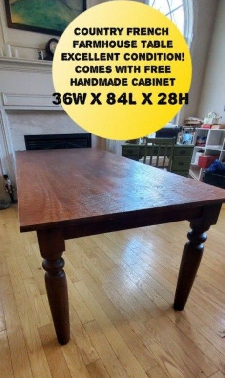 Table With Four Matching Chairs.. Free Delivery 