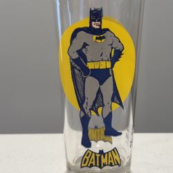 Batman 1976 Pepsi Super Series DC Comics NPP Collector's Drinking Display Glass