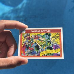 1990 Marvel Famous Battles First Kree/Skrull War #123 🛡️⚔️