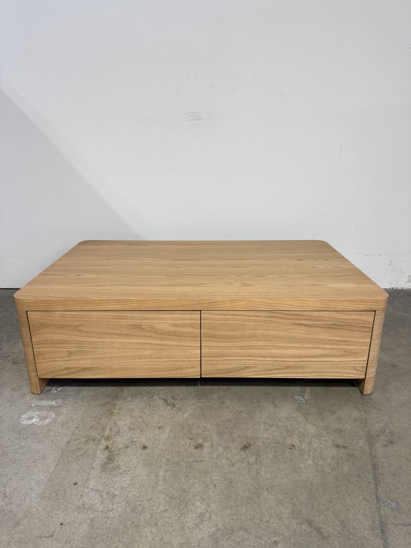 Sundays Form Storage Coffee Table (White Oak)