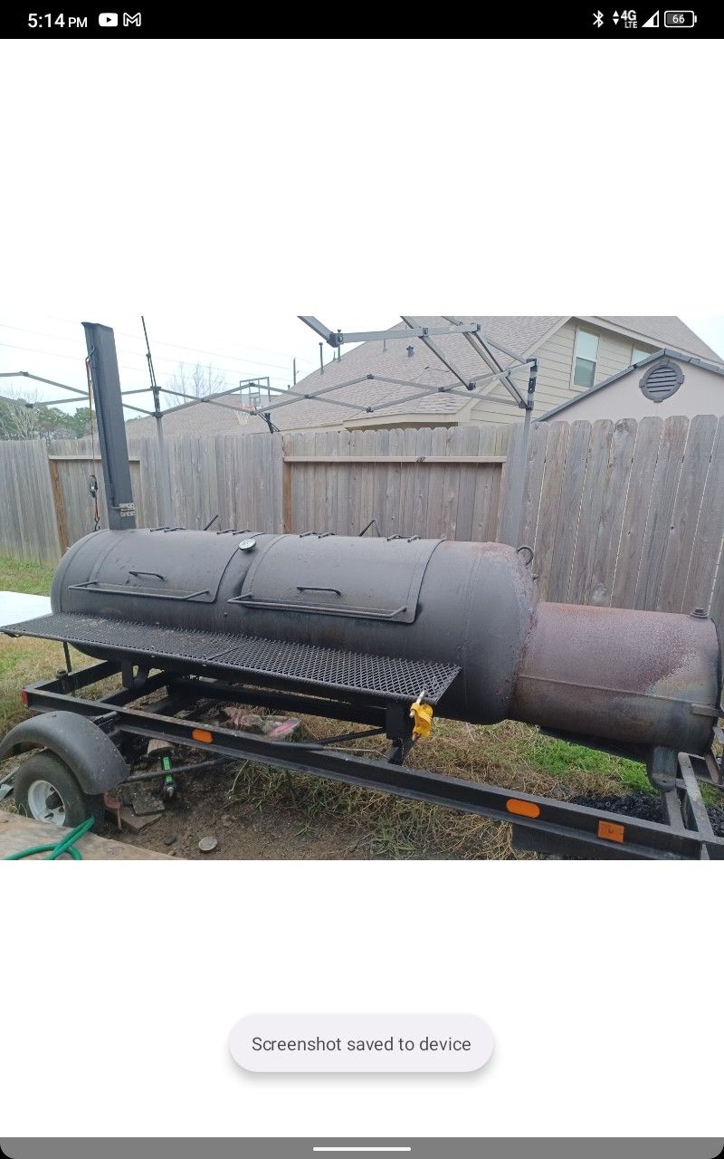 Bbq Pit With Trailer 