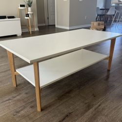 White Wood Coffee Table