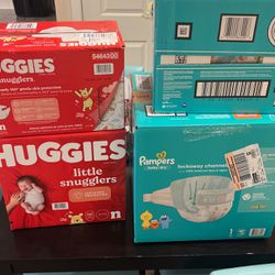 Diapers Size Newborn And 1
