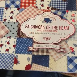 Patchwork Of The Heart Adult Coloring Book