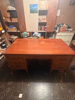 Wooden desk