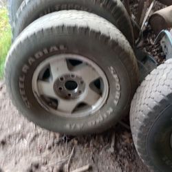 4 GMC Rims And Tires 