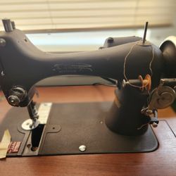 Sewing Machine And Table