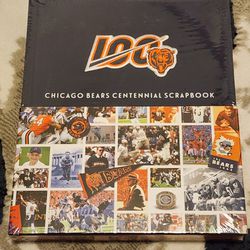 Brand New Chicago Bears Centennial Scrapbook