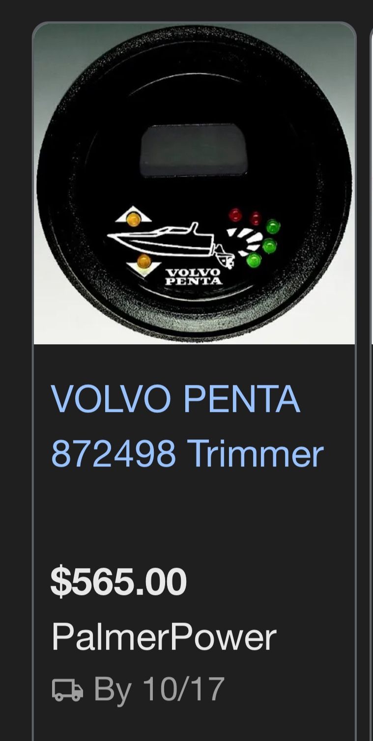 Volvo Trim gauge OEM