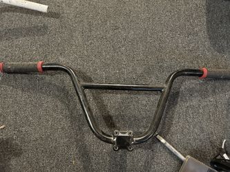 bmx bike bars with stem and grips 
