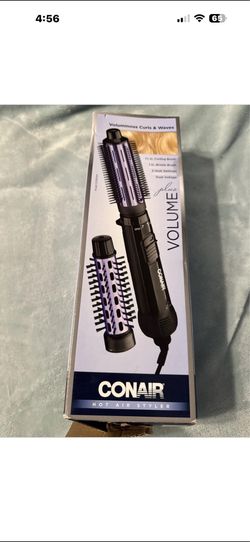 Brand new CONAIR hot air style 1.5” curling brush and 1” bristle brush