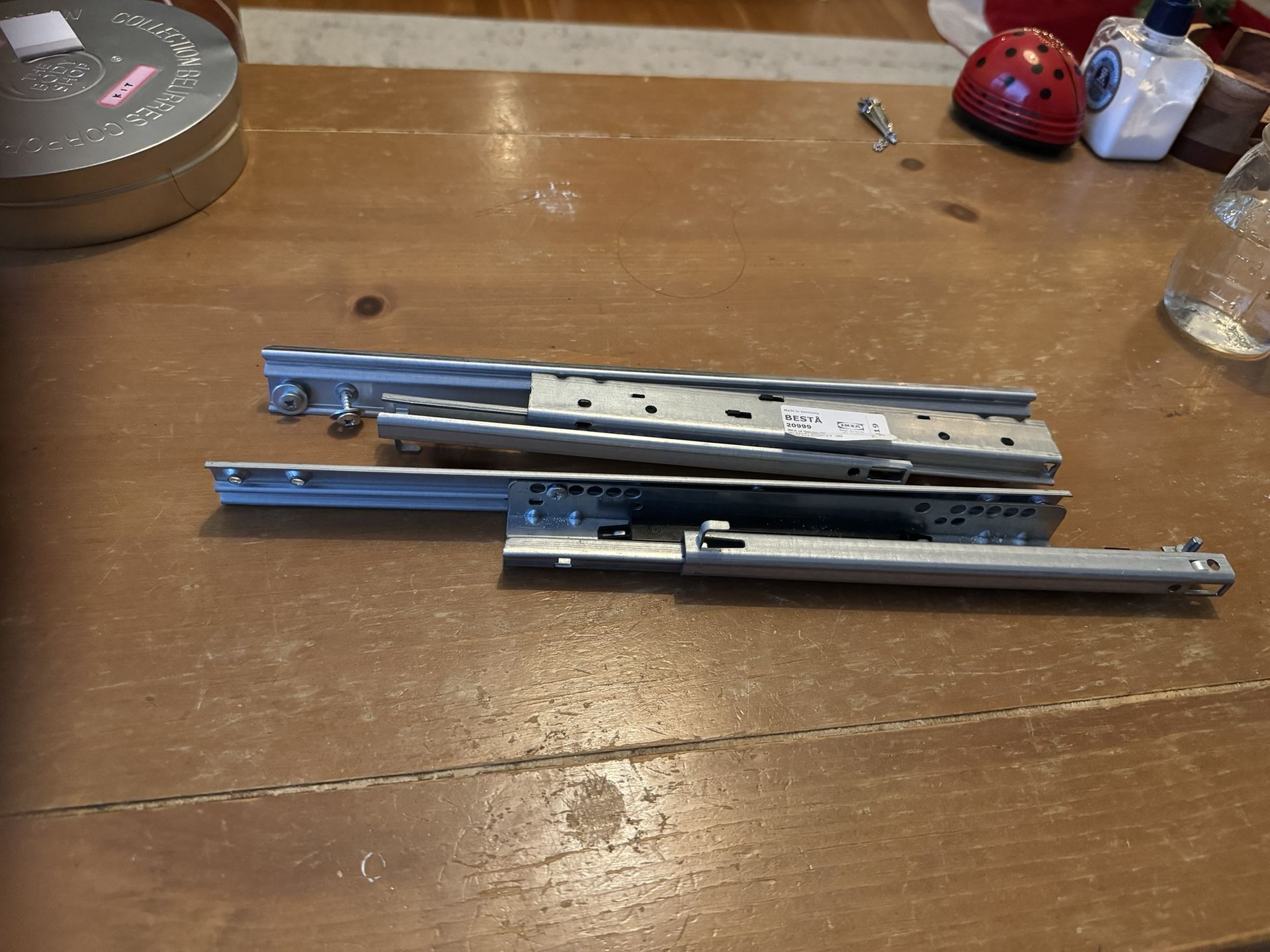 IKEA BESTA Drawer Runner Soft Closing Rails Kit 403.487.15 (Pack of 2)