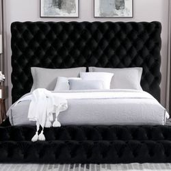 Brand New Black Queen Platform Bed Frame (Available In Eastern King)