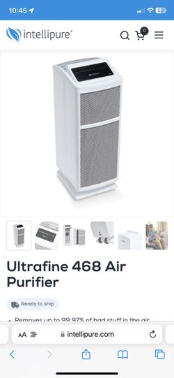 Intellipure 468 Air Purifier + Extra VOC filter, Only 7w On Low (1200sqft)