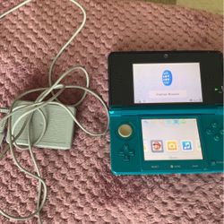 Nintendo 3Ds Aqua Blue