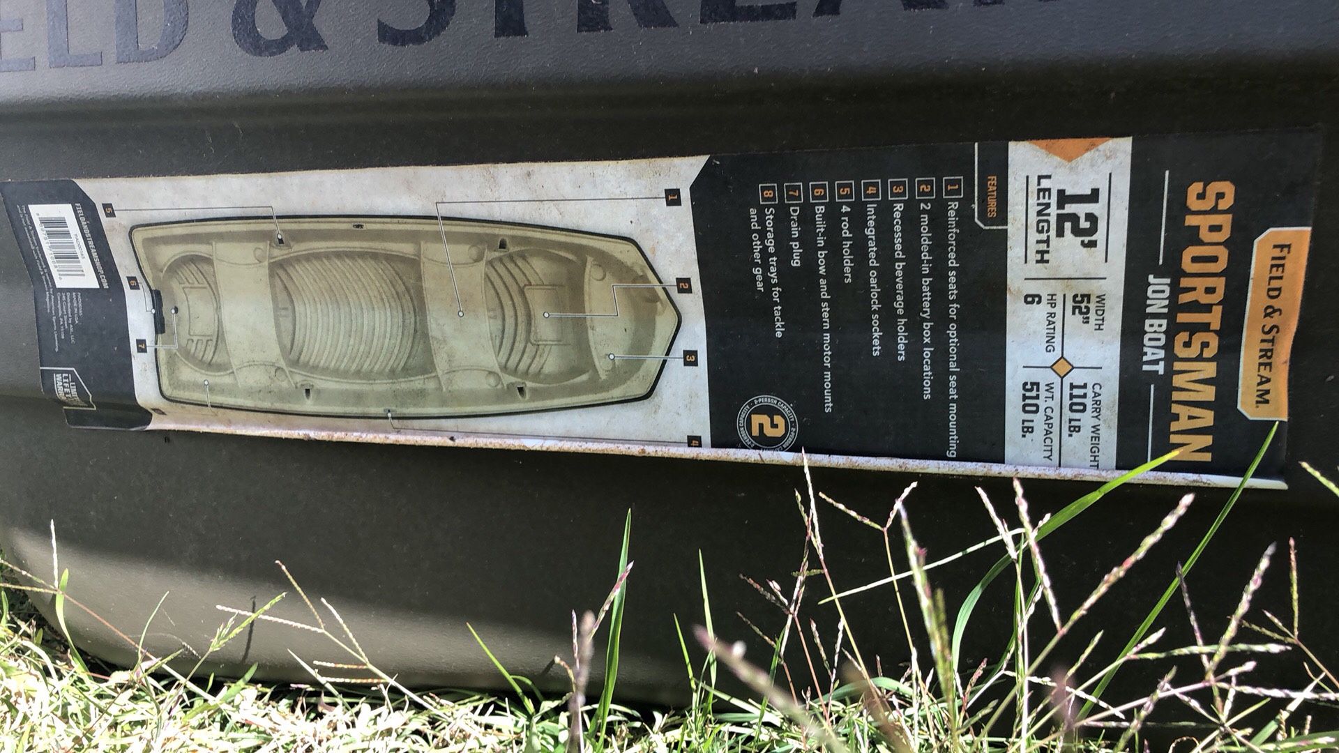 Field and stream sportsman 12’ jon boat for Sale in Wendell, NC OfferUp