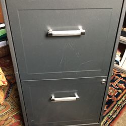 2 Drawer file cabinet 26”x14”x18