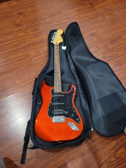 Squier strat fender guitar