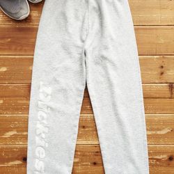 SIZE 10 GENDER NEUTRAL GRAY JERSEY DICKIES SWEAT PANTS