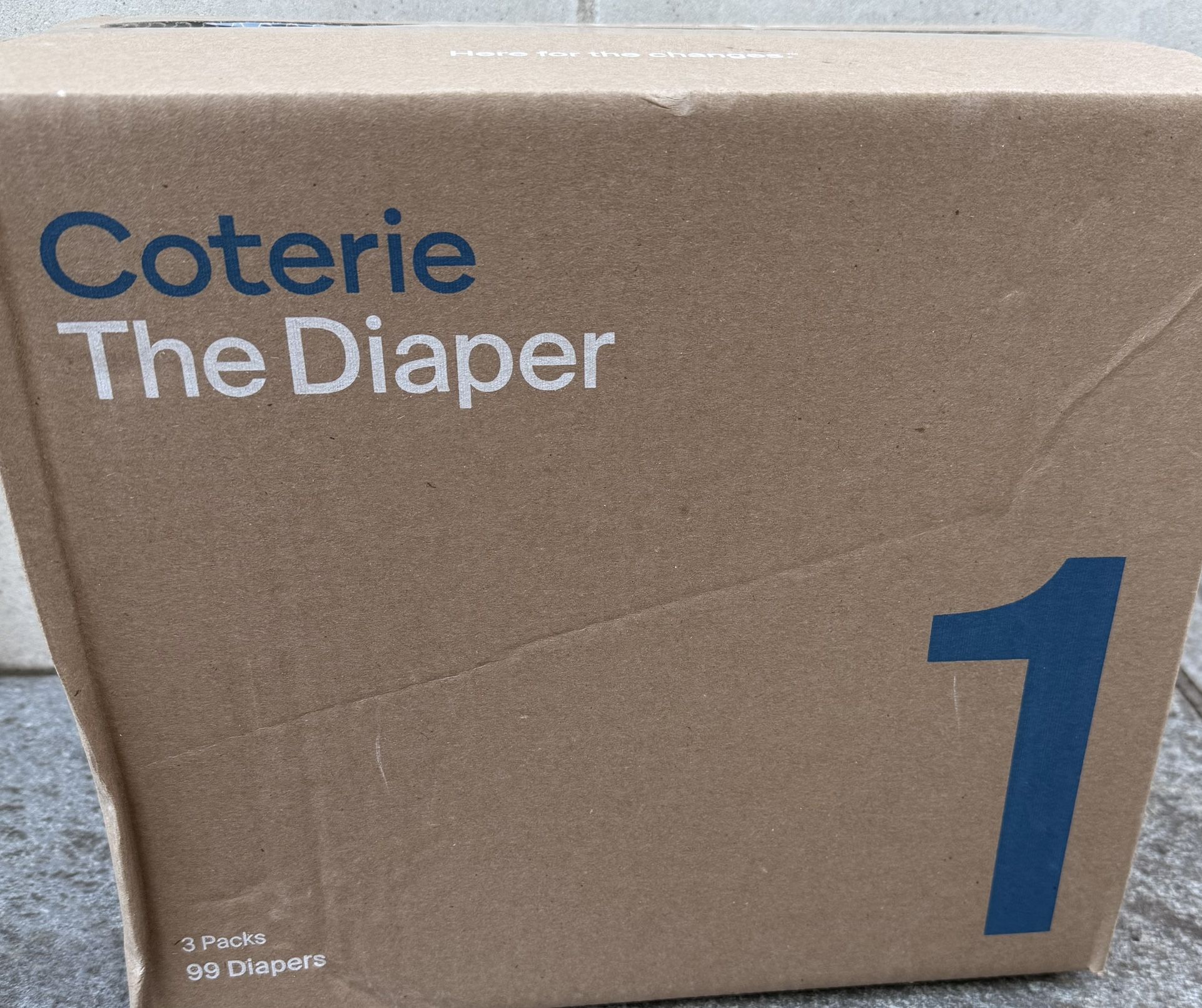 Coterie Diapers Size 1