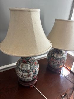 Pair of Vintage Chinese Table Lamps