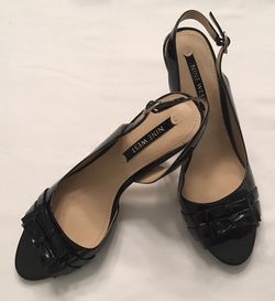Nine West Black Heels Ladies 10 Pumps Gorgeous!