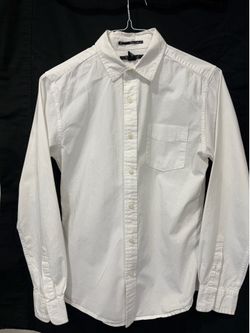 Men’s White “21 Men”  Casual/Dress Shirt (Small Fitted)