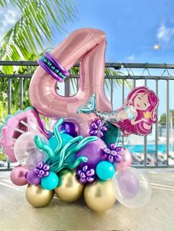 Mermaid balloon bouquet