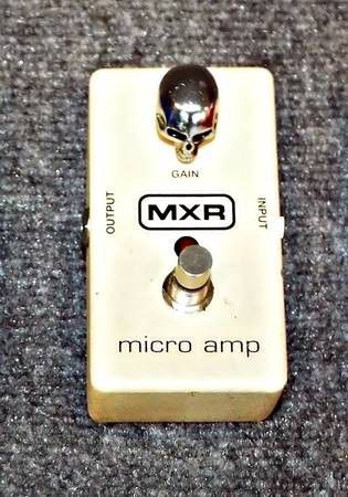 MXR micro amp guitar pedal, GOOD... 

