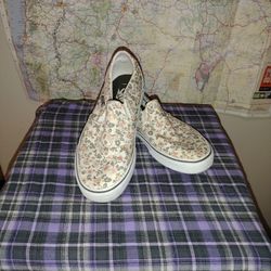 Floral Vans 7.5 Women's Shoes 