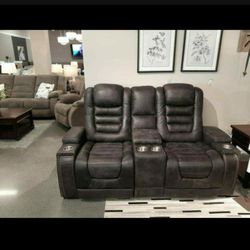 Game Zone Bark Power Reclining Sofa ⭐ Couch 1519