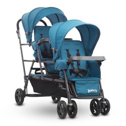 New In Box Joovy Big Caboose Sit And Stand Triple Stroller 