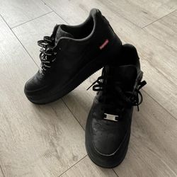 Black Supreme Air Force 1s