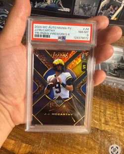 🔥 JJ McCarthy RC 1/1 rare! PSA 8 - $60 firm! Open to trades