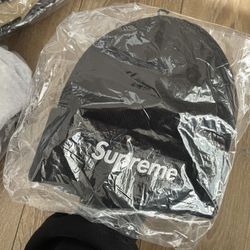 Supreme Box Logo Black Beanie 