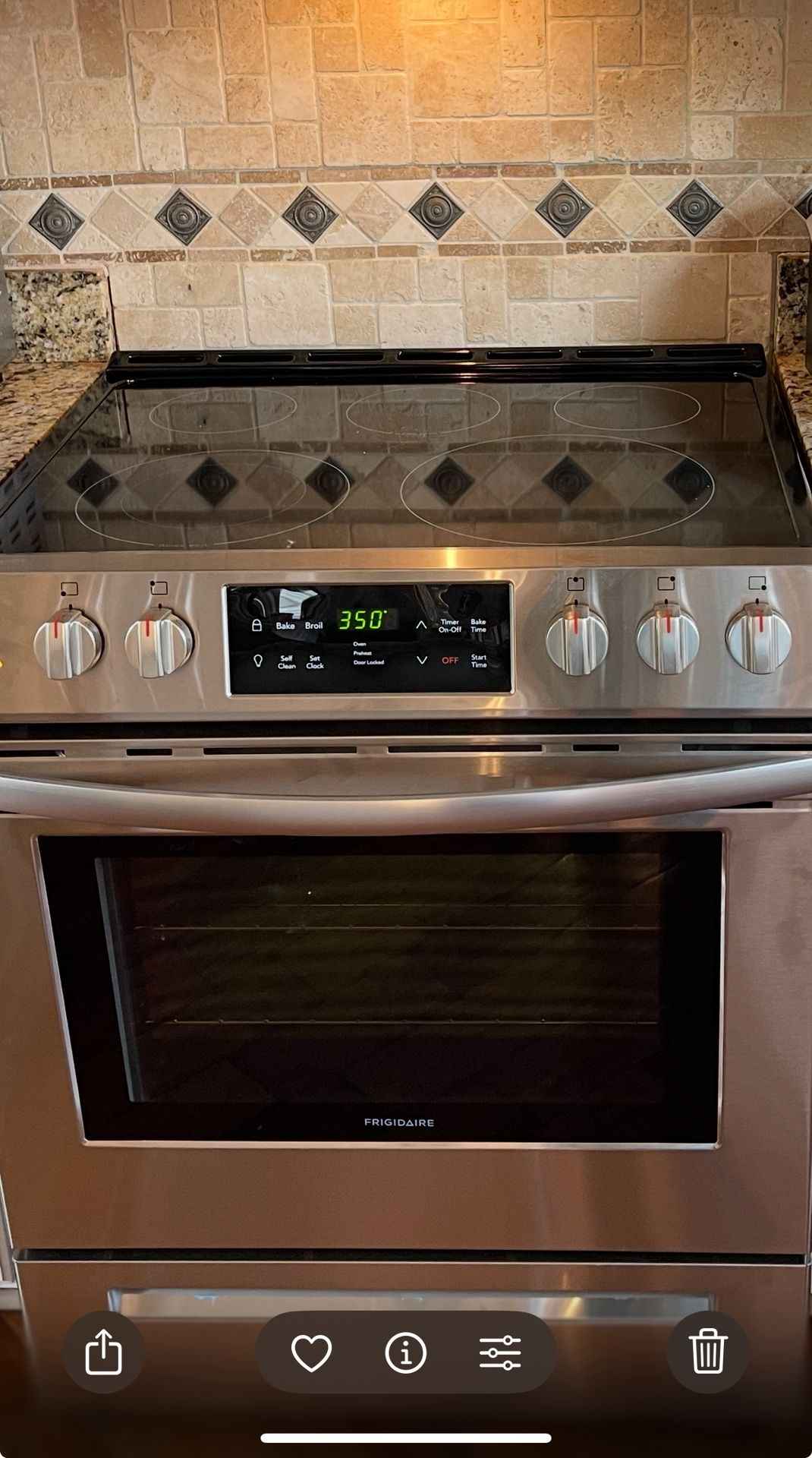 Frigidaire Stainless Steel Electric Stove  30”