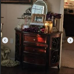Demilune Console Table - Half Moon Accent Table