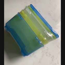 3 Small Boxes with Lids IKEA Containers Storage Organize
