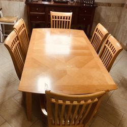 Table /6 Chairs .   Mesa Con 6 Sillas